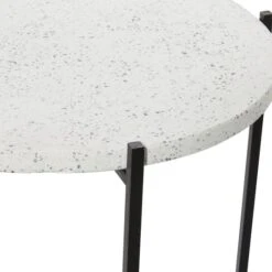 24" Black Contemporary Terrazzo Accent Table 12 24" Black Contemporary Terrazzo Accent Table -Michaels Decor Sale D400183S 3