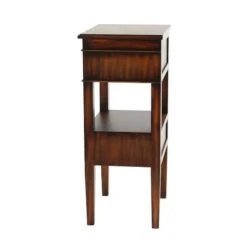 29" Pine Traditional Accent Table Brown -Michaels Decor Sale D400215S 4