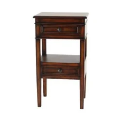 29" Pine Traditional Accent Table Brown -Michaels Decor Sale D400215S 5