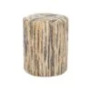 Brown Teak Wood Contemporary Stool, 18" X 15" X 15" 1 Brown Teak Wood Contemporary Stool, 18" X 15" X 15" -Michaels Decor Sale D400252S 1