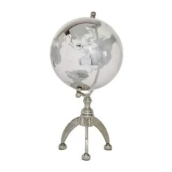 15" Silver Aluminum Glam Globe -Michaels Decor Sale D400290S 2