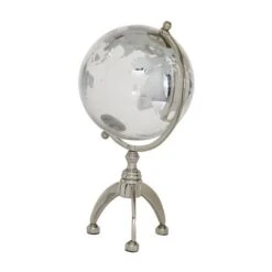 15" Silver Aluminum Glam Globe -Michaels Decor Sale D400290S 5