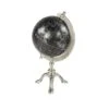 12" Rustic Black Globe With Silver Aluminum Stand 1 12" Rustic Black Globe With Silver Aluminum Stand -Michaels Decor Sale D400300S 1