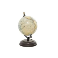 Rustic Globe With Iron Axis & Mango Wood Base -Michaels Decor Sale D400303S 2