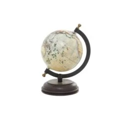 Rustic Globe With Iron Axis & Mango Wood Base -Michaels Decor Sale D400303S 3