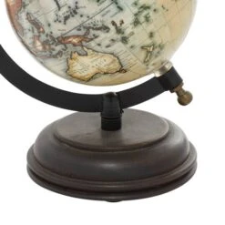 Rustic Globe With Iron Axis & Mango Wood Base -Michaels Decor Sale D400303S 4