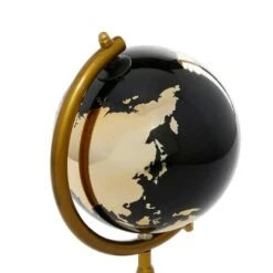 11" Gold Ceramic Modern Globe 14 11" Gold Ceramic Modern Globe -Michaels Decor Sale D400341S 4
