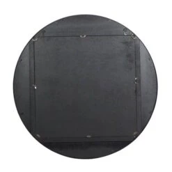 32" Brown Wood Industrial Round Wall Mirror -Michaels Decor Sale D400350S 5