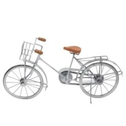 19" Silver Metal Vintage Bicycle Sculpture -Michaels Decor Sale D400446S 3