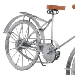 19" Silver Metal Vintage Bicycle Sculpture -Michaels Decor Sale D400446S 4
