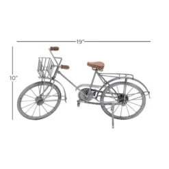 19" Silver Metal Vintage Bicycle Sculpture -Michaels Decor Sale D400446S 7