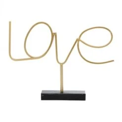 18" Gold Contemporary Love Decorative Sign -Michaels Decor Sale D401170S 2