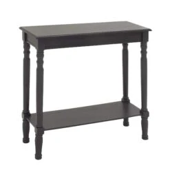Black Traditional Wood Console Table, 32" X 32" 11 Black Traditional Wood Console Table, 32" X 32" -Michaels Decor Sale D401820S 2