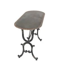 Grey Farmhouse Metal Console Table, 29" X 45" -Michaels Decor Sale D401837S 2