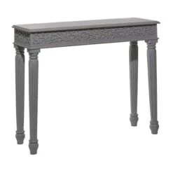 Grey Farmhouse Mango Wood Console Table, 30" X 36" -Michaels Decor Sale D401859S 1 1