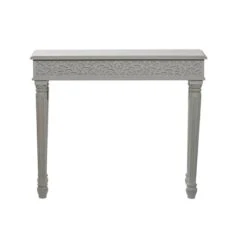 Grey Farmhouse Mango Wood Console Table, 30" X 36" -Michaels Decor Sale D401859S 2