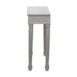 Grey Farmhouse Mango Wood Console Table, 30" X 36" -Michaels Decor Sale D401859S 3