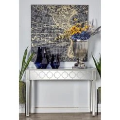 Silver Glam Wood Console Table, 32" X 47" -Michaels Decor Sale D401868S 7