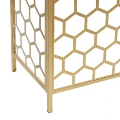 Gold Metal Contemporary Console Table 30" X 42" X 14" 16 Gold Metal Contemporary Console Table 30" X 42" X 14" -Michaels Decor Sale D401871S 5