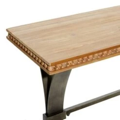 Brown Industrial Wood Console Table, 31" X 51" -Michaels Decor Sale D401877S 3