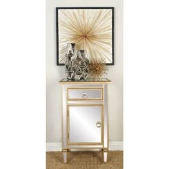 Beige Mirror Glam Cabinet, 30" X 19" X 15" 25 Beige Mirror Glam Cabinet, 30" X 19" X 15" -Michaels Decor Sale D404596S 11