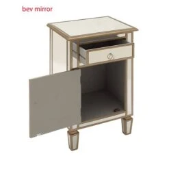 Beige Mirror Glam Cabinet, 30" X 19" X 15" 16 Beige Mirror Glam Cabinet, 30" X 19" X 15" -Michaels Decor Sale D404596S 2