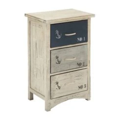 White Wood Coastal Chest, 30" X 19" X 12" -Michaels Decor Sale D404626S 3