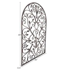 Hastings Home 49" Iron Arched Window Panel Wall Décor -Michaels Decor Sale D404636S 3