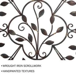 Hastings Home 49" Iron Arched Window Panel Wall Décor -Michaels Decor Sale D404636S 5