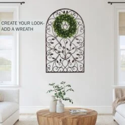 Hastings Home 49" Iron Arched Window Panel Wall Décor -Michaels Decor Sale D404636S 6