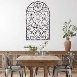 Hastings Home 49" Iron Arched Window Panel Wall Décor -Michaels Decor Sale D404636S 7