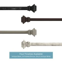 Hastings Home 48"-84" White Extendable Curtain Rod With Knob Finials -Michaels Decor Sale D404673S 6