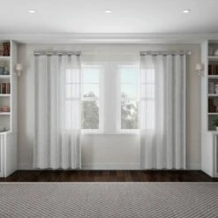 Hastings Home 66"-120" White Extendable Curtain Rod With Knob Finials -Michaels Decor Sale D404674S 4