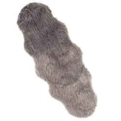 Hastings Home Faux Sheepskin Fur Rug Gray -Michaels Decor Sale D404684S 1 1
