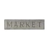 Gray Metal Farmhouse Market Sign Wall Décor -Michaels Decor Sale D404862S 1