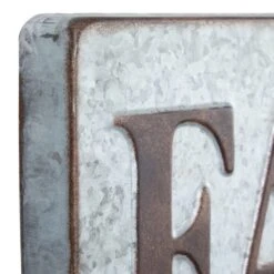 Brown & Silver Metal Farmhouse Sign Wall Décor -Michaels Decor Sale D404867S 3