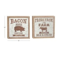 18" Farmhouse Wall Sign Set -Michaels Decor Sale D404881S 7