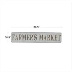 36" Beige Farmhouse Metal Wall Sign -Michaels Decor Sale D404883S 6