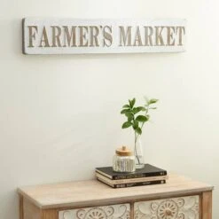 36" Beige Farmhouse Metal Wall Sign -Michaels Decor Sale D404883S 7