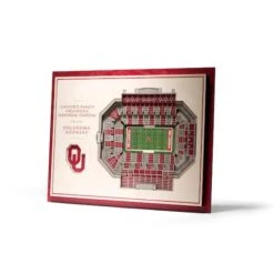 NCAA 5-Layer StadiumView Wall Art Oklahoma Sooners 11 NCAA 5-Layer StadiumView Wall Art Oklahoma Sooners -Michaels Decor Sale D407489S 1 1