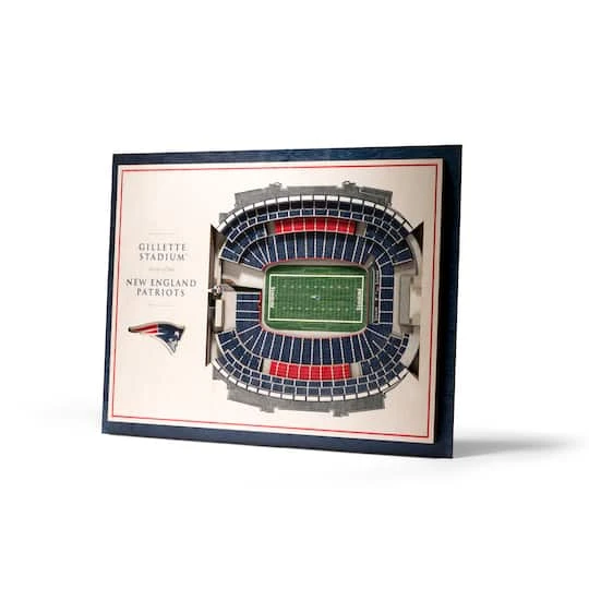 NFL 5-Layer StadiumView Wall Art New England Patriots 3 NFL 5-Layer StadiumView Wall Art New England Patriots