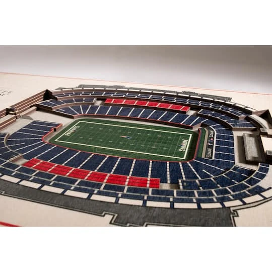NFL 5-Layer StadiumView Wall Art New England Patriots 7 NFL 5-Layer StadiumView Wall Art New England Patriots - Image 5