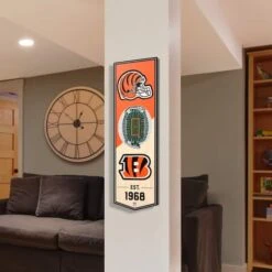 6" X 19" 3D StadiumView Banner Cincinnati Bengals -Michaels Decor Sale D407660S 2