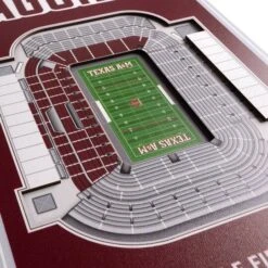 College 3D StadiumView Banner Texas Aggies -Michaels Decor Sale D407739S 3