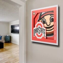 College 3D Logo Series Wall Art Ohio State Buckeyes -Michaels Decor Sale D407946S 3