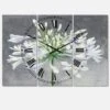 Designart 'Flower Cleome Splash I Traditional Multipanel Wall Clock -Michaels Decor Sale D451928S 1