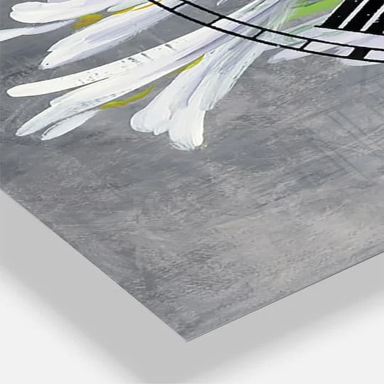 Designart 'Flower Cleome Splash I Traditional Multipanel Wall Clock 6 Designart 'Flower Cleome Splash I Traditional Multipanel Wall Clock - Image 4