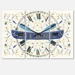 Designart Just A Lakeaholic Lake House 3 Panel Wall Clock 8 Designart Just A Lakeaholic Lake House 3 Panel Wall Clock -Michaels Decor Sale D452411S 1 1