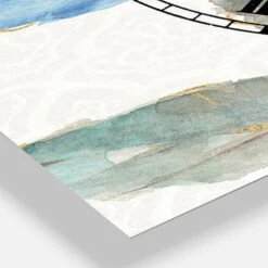 Designart Indigold Watercolor Flower I Traditional 3 Panel Wall Clock -Michaels Decor Sale D452444S 4