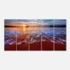 Designart - Colorful Sunset With Bright Waters - Seashore Canvas Art Print 2 Designart - Colorful Sunset With Bright Waters - Seashore Canvas Art Print -Michaels Decor Sale D464035S 1